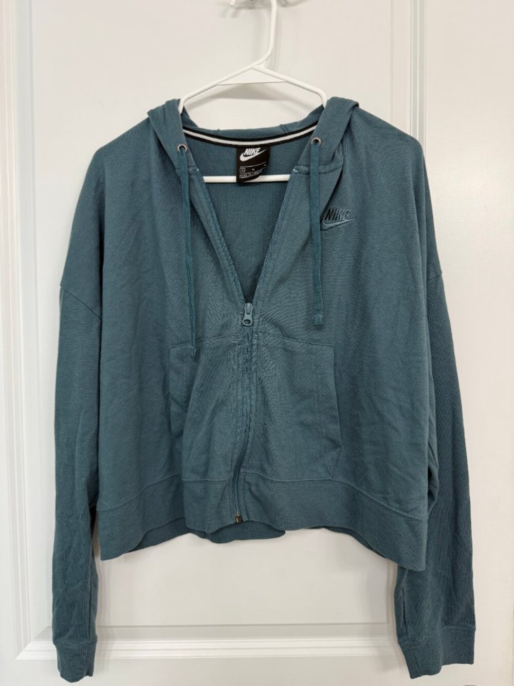 Nike Teal Blue Full-Zip Hoodie Women’s M - Picture 3 of 6